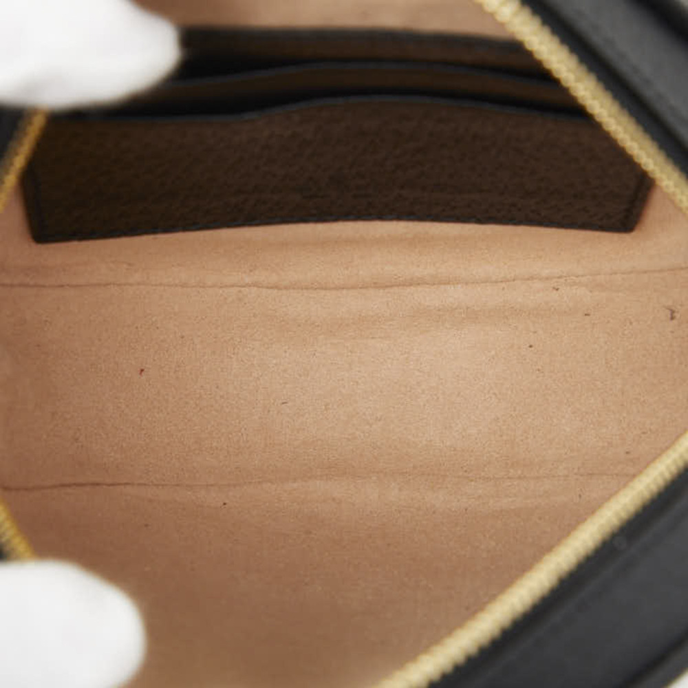 GUCCI Authentic Black Leather Backpack - Picture 6 of 8